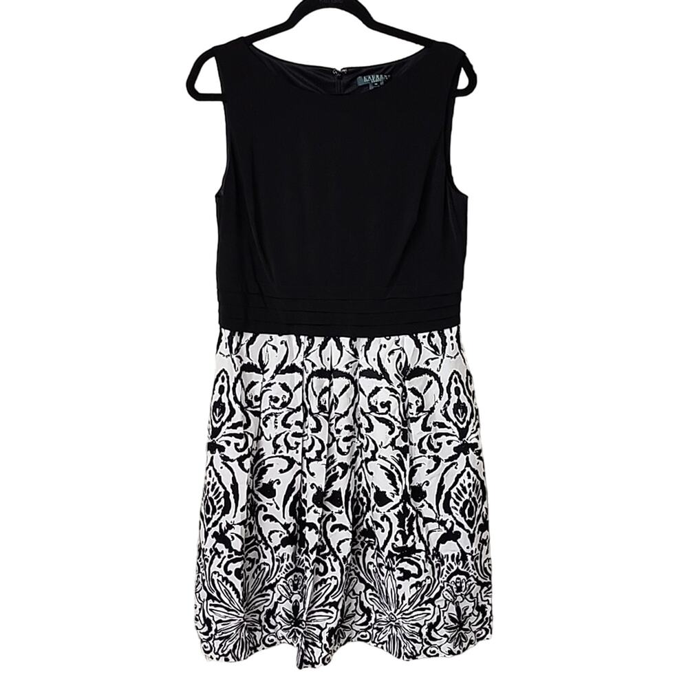 Lauren Ralph Lauren Essentials Dress Floral Womens Size 14 NWT